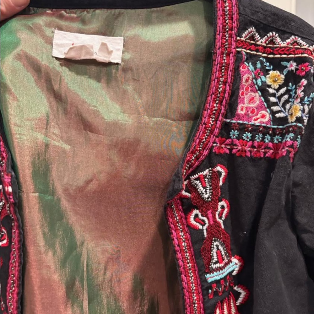 Embroidered Black Jacket - Picture 8 of 8